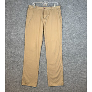 Billabong Pants Mens 34 Beige Chinos Straight Leg Casual Comfort Surf Y2K